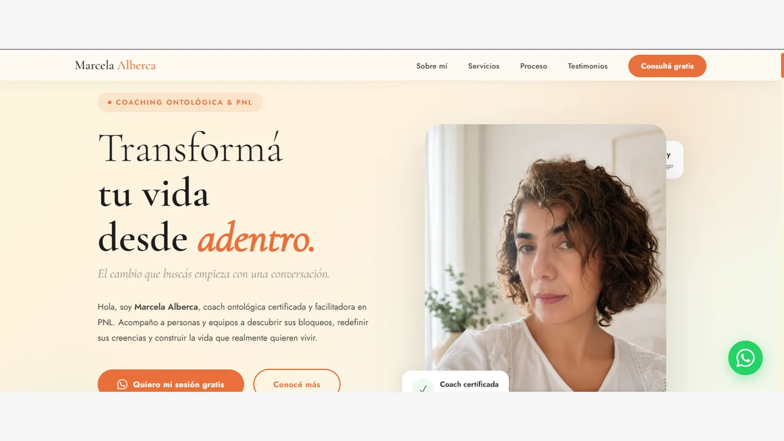 Hero Marcela Alberca coaching